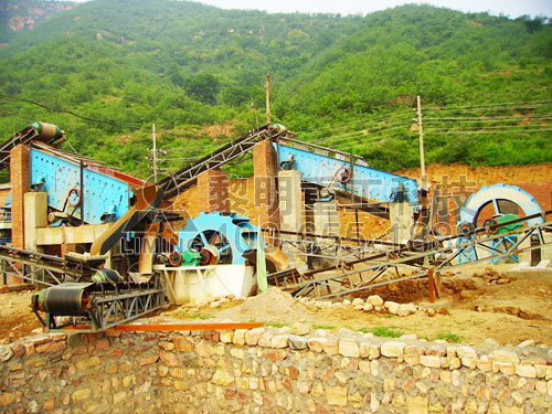 機制砂生產現場